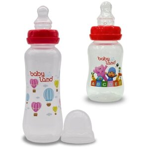Набор бутылочек "Baby Land" с анатомической соской (150мл и 240мл) в Москве от компании М.Видео