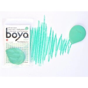 Пастель восковая для рисования Boya, мелок 9 х 14,5 см нефритово-зеленый BOYA d. o.o. 1 SET/JADE GREEN в Москве от компании М.Видео