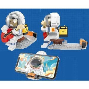 Конструктор 3D из миниблоков Balody Space космонавт играет на гитаре Подставка для смартфона 345 элементов - BA21046 в Москве от компании М.Видео