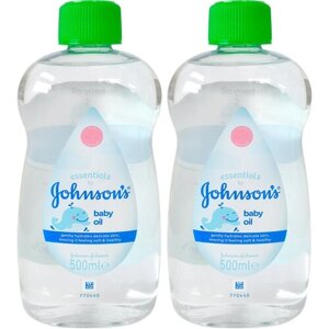 Johnsons Baby Масло детское Essentials для чувствительной кожи, 500 мл в уп, 2 уп (1000 vk) в Москве от компании М.Видео