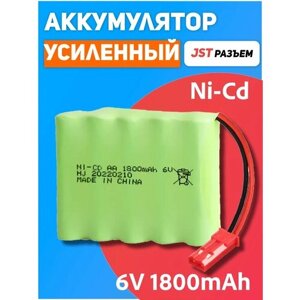 Аккумулятор для машинки на радиоуправлении Ni-Cd 6V 1800mAh для игрушек в Москве от компании М.Видео