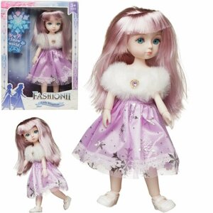 Кукла Junfa Зимняя принцесса в фиолетовом платье 22 см WJ-34771 в Москве от компании М.Видео