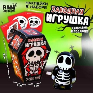 Игрушка заводная "Скелет", с наклейками в Москве от компании М.Видео