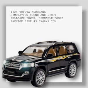 Модель автомобиля коллекционная Toyota Land Cruiser 200 (черный) TOY-200 в Москве от компании М.Видео