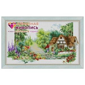 Алмазная мозаика Летний домик 33x56 см. в Москве от компании М.Видео