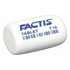 Ластик FACTIS Tablet T 18 (Испания), 45х28х13 мм, белый, скошенный край в Москве от компании М.Видео