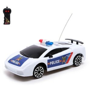 Машина радиоуправляемая «Полицейский патруль», работает от батареек, цвет бело-синий в Москве от компании М.Видео