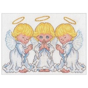 Набор для вышивания DIMENSIONS арт. DMS-70-65167 Маленькие ангелочки 18x13 см в Москве от компании М.Видео
