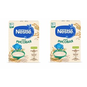 Каша Nestle безмолочная рисовая с 4 месяцев 200 г 2 шт в Москве от компании М.Видео