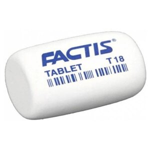 Ластик FACTIS Tablet T 18 (Испания), 45х28х13 мм, белый, скошенный край, CMFT18 в Москве от компании М.Видео