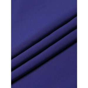 Ткань подкладочная для шитья MDC FABRICS PSP520\155 синяя однотонная для одежды. Полиэстер, стрейч. Отрез 1 метр в Москве от компании М.Видео