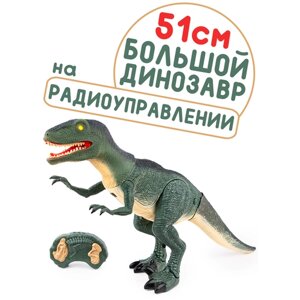 Динозавр на ДУ, ходит, рычит, со светом и звуком, на батарейках, RS6124A в Москве от компании М.Видео