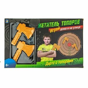 Игровой Набор 1TOY Метательные топоры и мишень в Москве от компании М.Видео