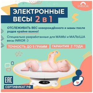 Весы детские со съемной чашей, весы для новорожденных, весы детские электронные, весы для детей, весы для малыша, весы, весы для взрослых, до 120 кг. в Москве от компании М.Видео