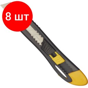 Комплект 8 штук, Нож канцелярский 18 мм Maped UNIVERSAL с фиксатором, пластик, цв. вассорт. в Москве от компании М.Видео