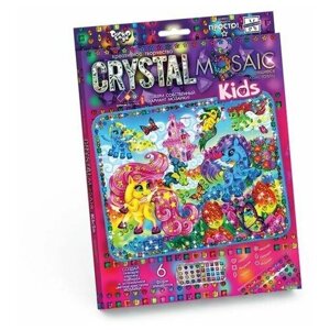 Набор для создания алмазной мозаики из кристаллов, CRYSTAL MOSAIC KIDs, картина с пони, 1 комплект в Москве от компании М.Видео