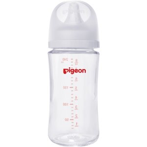 PIGEON Бутылочка для кормления 240мл, премиальное стекло в Москве от компании М.Видео