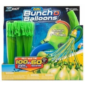 Bunch O Balloons (Банч О Балунс) Laucher набор зеленый: 100 шаров с пусковым устройством, дисплей в Москве от компании М.Видео