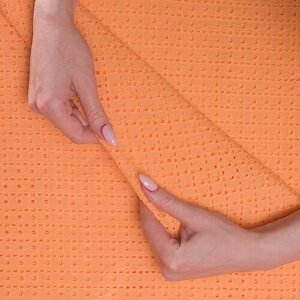 Ткань шитье оранжевое квадрат (2721-4) в Москве от компании М.Видео
