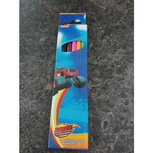 Цветные карандаши,6 цв, Blaze, монстры машины в Москве от компании М.Видео