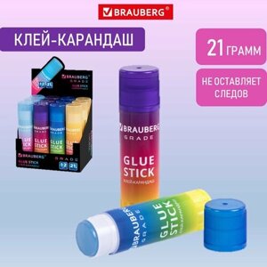 Клей-карандаш BRAUBERG 271247, комплект 12 шт. в Москве от компании М.Видео