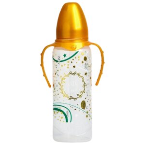 Бутылочка для кормления «Новогодний подарок» 250 мл цилиндр, подарочная упаковка, с ручками в Москве от компании М.Видео