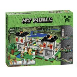 Конструктор Майнкрафт My World Крепость 10472 990 деталей в Москве от компании М.Видео