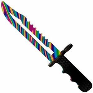 Штык-нож деревянный "Радужные линии" (Rainbow Lines) в Москве от компании М.Видео