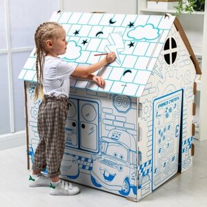 Дом-раскраска «Тачки», набор для творчества, дом из картона, Дисней в Москве от компании М.Видео
