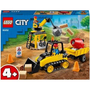 Конструктор LEGO City Great Vehicles 60252 Строительный бульдозер, 126 дет. в Москве от компании М.Видео