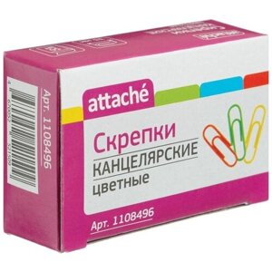 Attache Скрепки (1108496) 33 мм (50 шт.) разноцветный 50 шт. в Москве от компании М.Видео