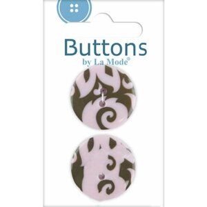 Пуговица Blumenthal Lansing Damask Buttons II, круглая, пластиковая, 40L, 2 шт в Москве от компании М.Видео