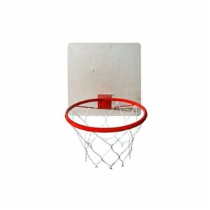 Баскетбольное кольцо КМС с сеткой d=295 мм 136