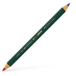 Карандаш двухцветный Faber-Castell "Castell", синий-красный, утолщенный в Москве от компании М.Видео