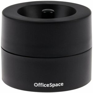 Скрепочница магнитная OfficeSpace, без скрепок, черная, картонная коробка, 4 шт. в упаковке в Москве от компании М.Видео