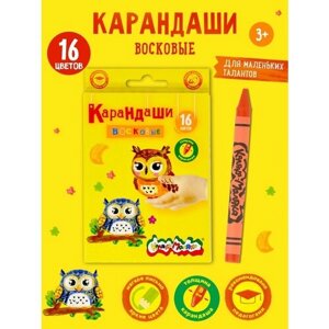 Восковые карандаши набор 16 цветов 3+ в Москве от компании М.Видео