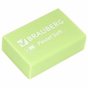 Ластики BRAUBERG "Pastel Soft" набор 12 шт, размер ластика 31х20х10 мм, экологичный ПВХ, 229598 3 шт в Москве от компании М.Видео