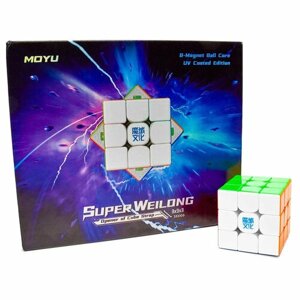 Кубик Рубика MoYu Super WeiLong 3x3x3 (8-Magnet Ball-Core + Spring + UV Coated) в Москве от компании М.Видео