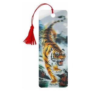 Закладка для книг 3D BRAUBERG объемная "Бенгальский тигр" с декоративным шнурком-завязкой, 12 шт в Москве от компании М.Видео