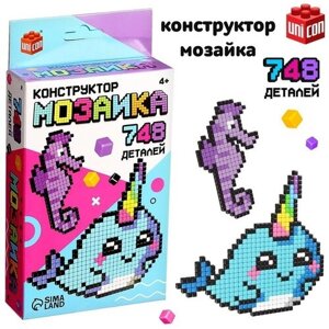 Конструктор мозаика «Pixi. Морские зверята», 748 деталей в Москве от компании М.Видео