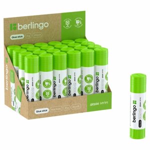 Клей-карандаш Berlingo "Green Series", 21г, растительные компоненты (крахмал), 338870 в Москве от компании М.Видео