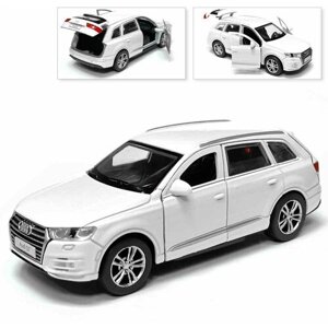 Машинка коллекционная AUDI Q7, инерционная, металлическая, белая, Технопарк, 12 см в Москве от компании М.Видео