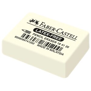 Faber-Castell Ластик 184120 белый в Москве от компании М.Видео