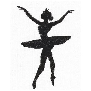 Lanarte Набор для вышивания Ballet Silhouette 3 (Балетный силуэт 3) 11.5 х 14.5 см (PN-0008133) в Москве от компании М.Видео