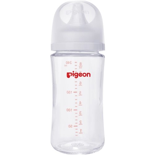 PIGEON Бутылочка для кормления 240мл, премиальное стекло от компании М.Видео - фото 1
