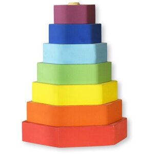 Пирамидка «Шестигранник разноцвет»
