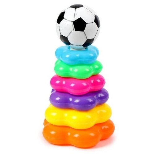 Пирамидка Сима-ленд Футбольный мяч, 5273401 разноцветный от компании М.Видео - фото 1