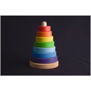 Пирамидка сортер деревянная детская игрушка для малышей