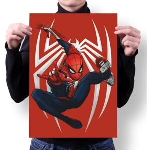 Плакат c черной рамкой А3 Принт "Marvel Super Heroes, Марвел супергерои"26