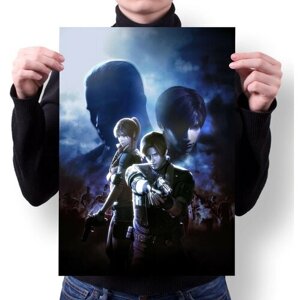Плакат MIGOM А1 Принт "Resident Evil, Резидент Эвил"8